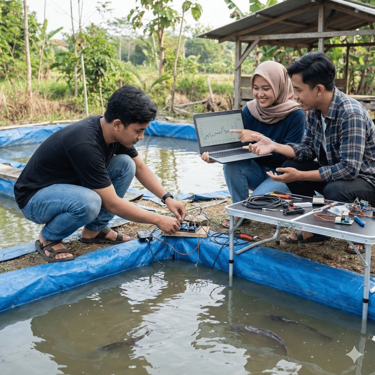 Mahasiswa Teknik Komputer UTDI Kembangkan Sistem Monitoring Kualitas Air untuk Budidaya Lele.
